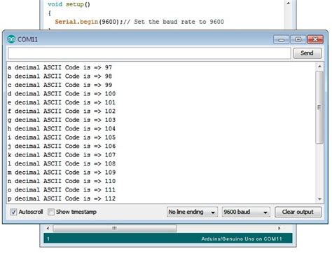 arduino println text and variable.